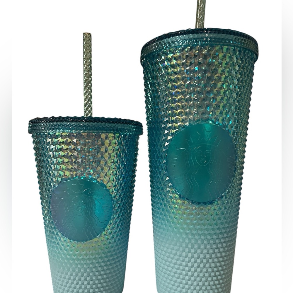 Starbucks Gradient Light Teal Tumblers